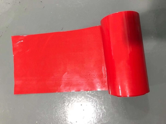 Köpük Bantlar İçin Kırmızı Renkli HDPE Serbest Bırakma Filmi HDPE Silikon Kaplı Serbest Bırakma Astarı