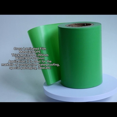 110-140C ısıya dayanıklı çapraz laminatlı film Max.F≥250 N/50mm 200% uzantı dayanıklı
