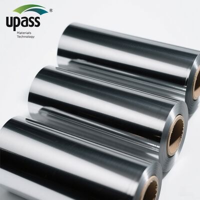 Alüminyumlu Gümüş Alüminyumlu PET Film Rulo Malzemesi Blow Molding Plastik Modeling için