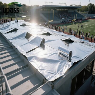 Alüminyum Folyo Çatı Membran Taşıyıcısı Ev Tamirleri İçin Su Geçirmez Malzeme Çatlak ve Sızıntı Geçirmez Kesilebilir Hizmet Mevcut