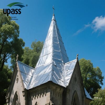 Weather-Resistant Anti-Aging Aluminum PET Plastic Film for Waterproof Membrane Warm Roof Sealing Reflective UV Resistant Cutting