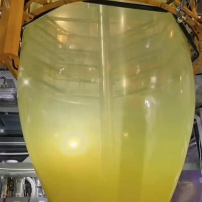 Pamuk Ambalaj Filmi Balya Sargısı PE Sarı Üflemeli Kalıplama Yüksek Görünürlüklü Yırtılmaya Dayanıklı Mühür 2330*75 mikron/rulo Upasschina