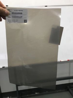Şeffaf 20 Mikron 0.02mm Metalize PET Film