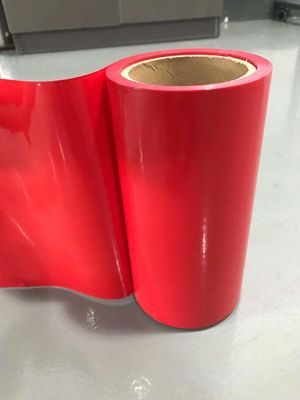 Köpük Bantlar İçin DS Kırmızı HDPE Silikon Kaplı Yayın Astarı