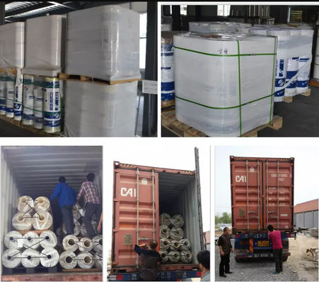 100mm-1100mm genişliğinde güvenilir performans için kaymaz çapraz laminatlı HDPE filmi