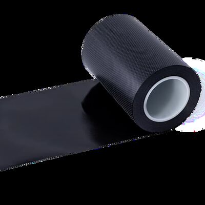 Yüksek Güçlü Çapraz Laminat PE Film 60F Değiştirilmiş Bitüm Öz Yapışkan Düz Çatı Su Tutmaz Membranı için Blow Molding Cutting
