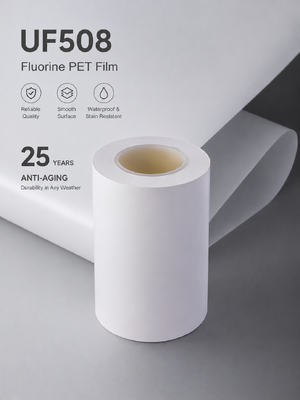 UF508 Yaşlanma Karşıtı Flor PET Film Su Geçirmez Membran için Hava Koşullarına Dayanıklı Film
