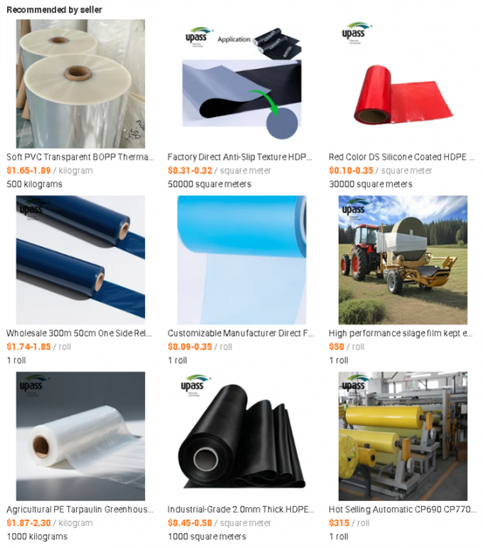 Bütün UPASS POF Shrink Film ürünlerini görün
